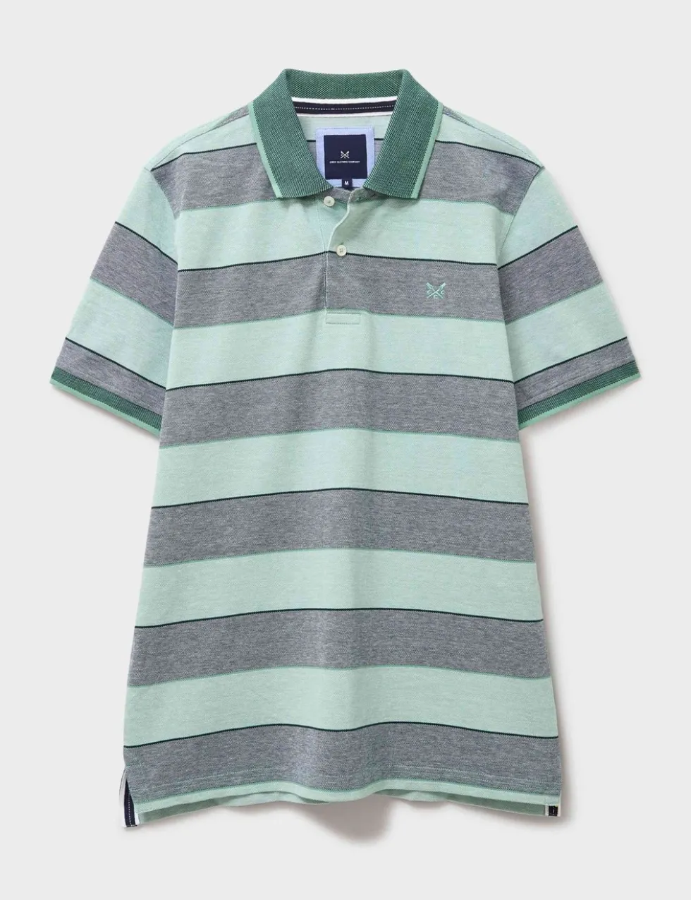 Pure Cotton Striped Polo Shirt