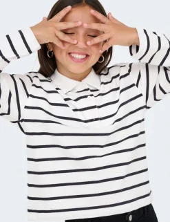 Pure Cotton Striped Polo Shirt (7-14 Yrs)