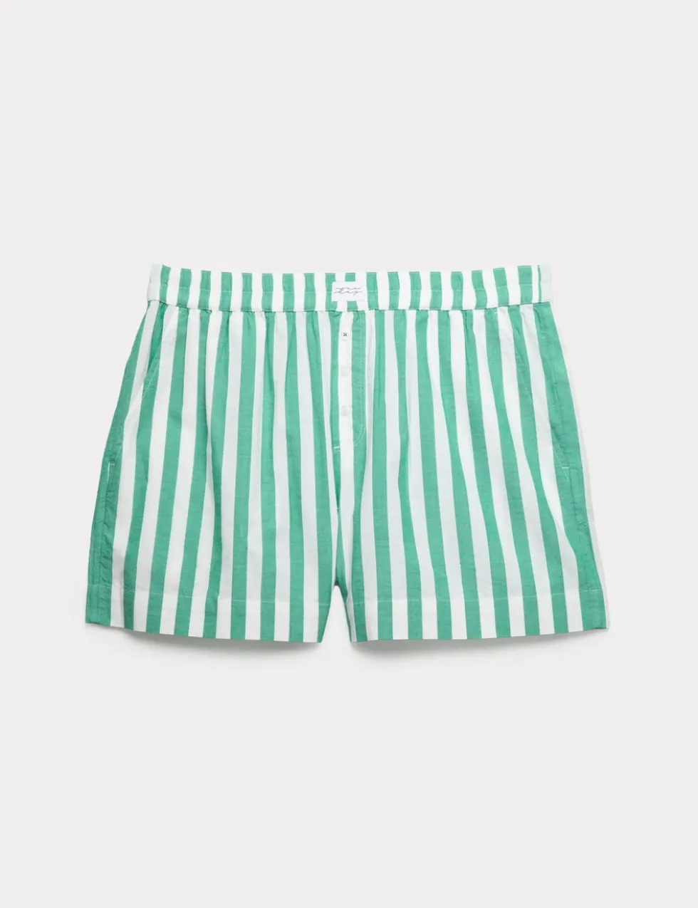 Pure Cotton Striped Pyjama Shorts