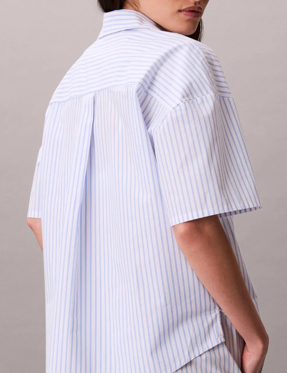 Pure Cotton Striped Pyjama Shirt