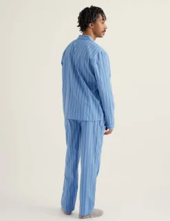 Pure Cotton Striped Pyjama Set