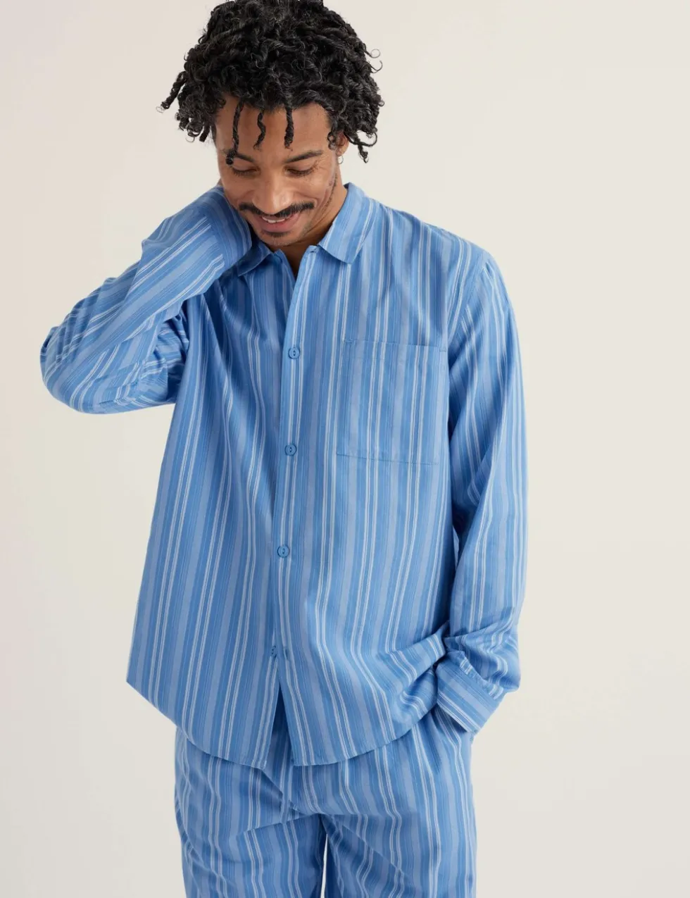 Pure Cotton Striped Pyjama Set