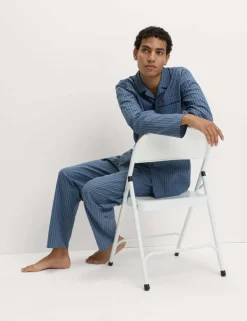 Pure Cotton Striped Pyjama Set