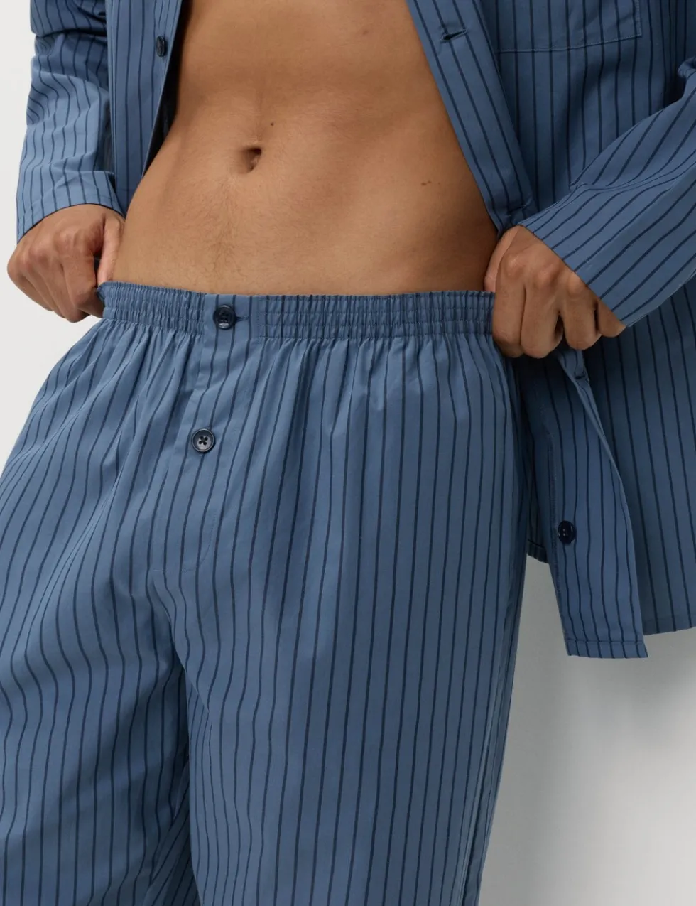 Pure Cotton Striped Pyjama Set
