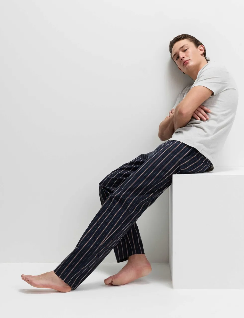 Pure Cotton Striped Pyjama Set