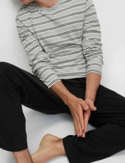 Pure Cotton Striped Pyjama Set