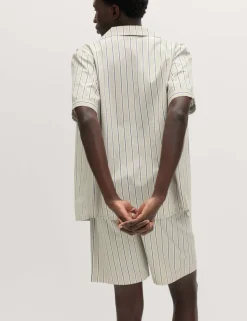 Pure Cotton Striped Pyjama Top