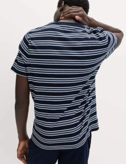 Pure Cotton Striped Pyjama Set