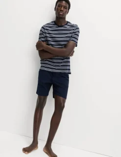 Pure Cotton Striped Pyjama Set