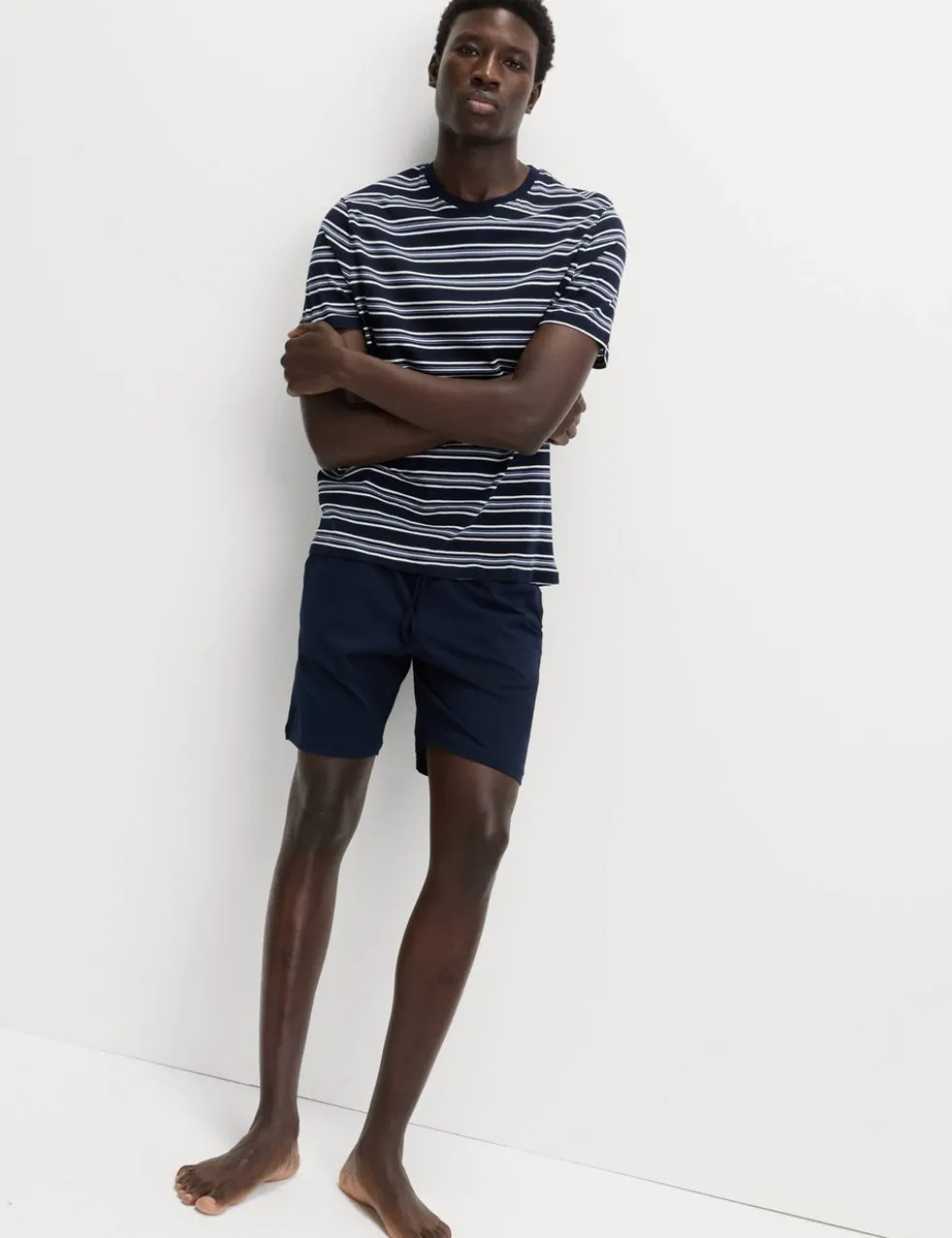 Pure Cotton Striped Pyjama Set
