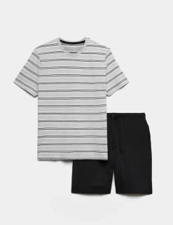 Pure Cotton Striped Pyjama Set