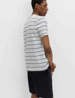 Pure Cotton Striped Pyjama Set
