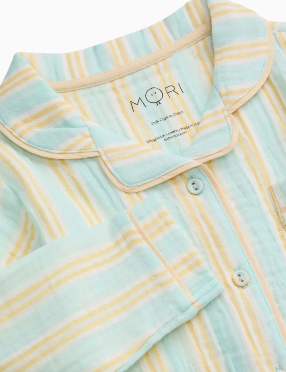 Pure Cotton Striped Pyjamas (0-8 Yrs)