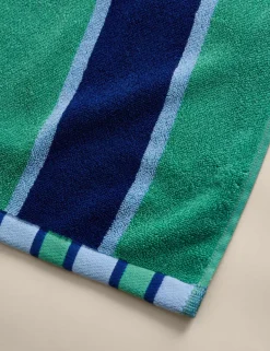 Pure Cotton Striped Reversible Towel