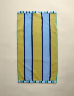 Pure Cotton Striped Reversible Towel