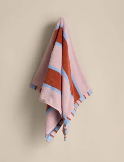 Pure Cotton Striped Reversible Towel