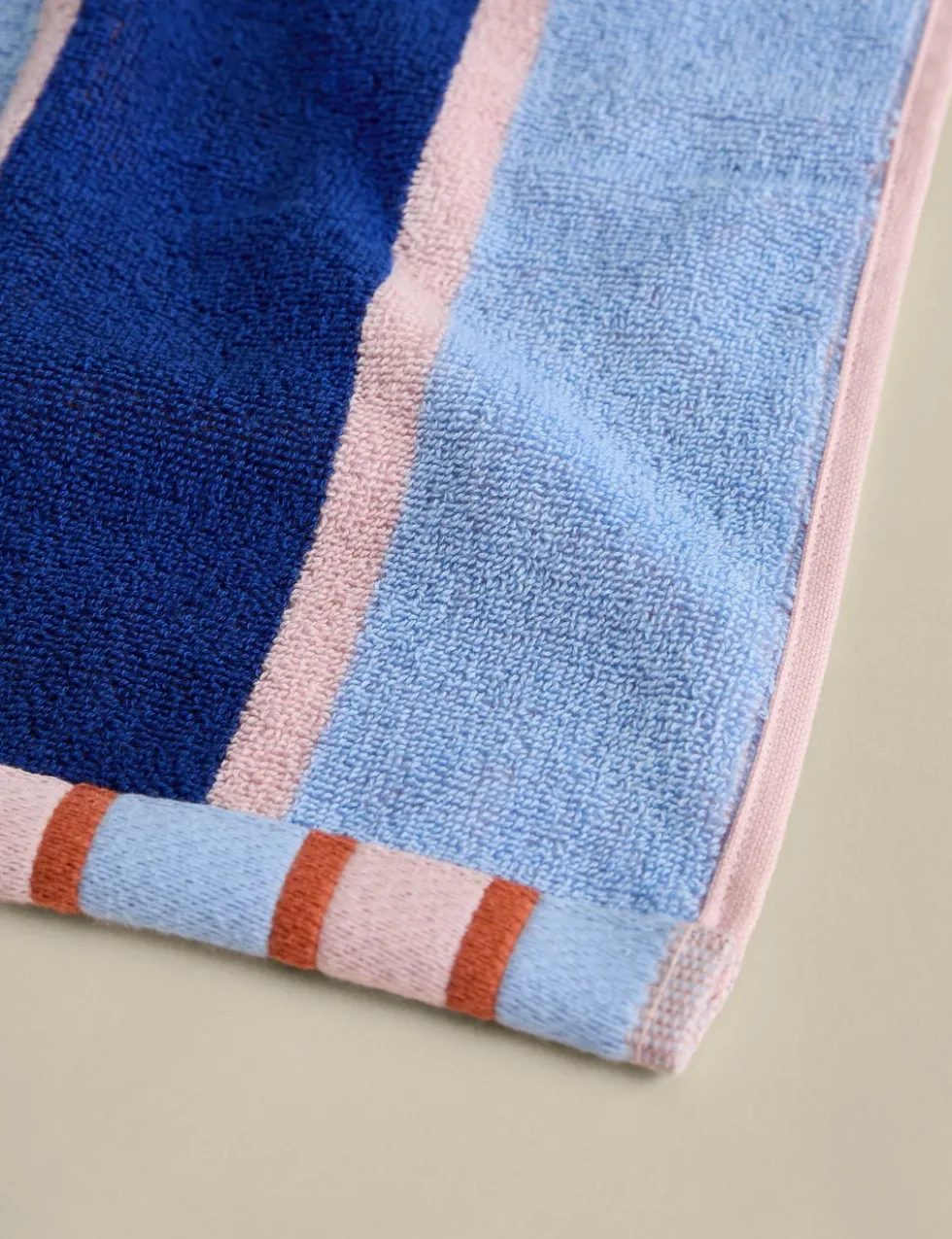 Pure Cotton Striped Reversible Towel