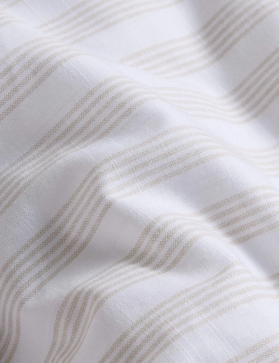 Pure Cotton Striped Ruffle Bedding Set