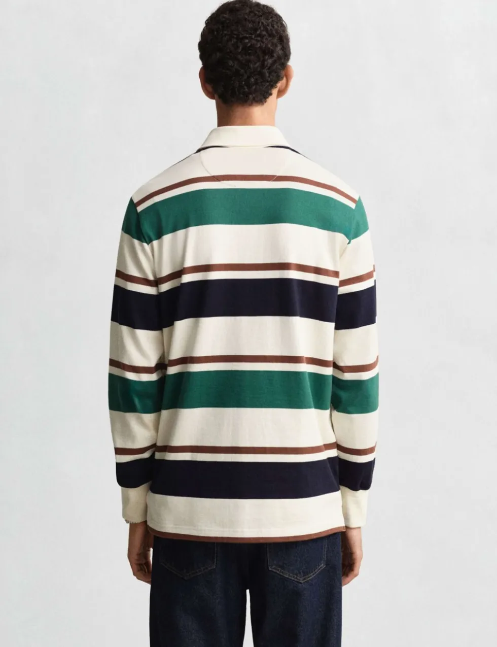 Pure Cotton Striped Rugby Shirt
