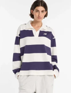 Pure Cotton Striped Rugby Shirt
