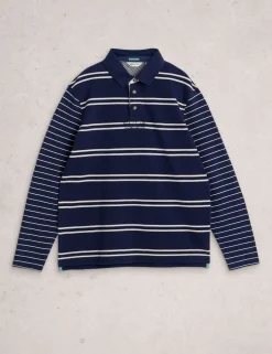 Pure Cotton Striped Rugby Shirt