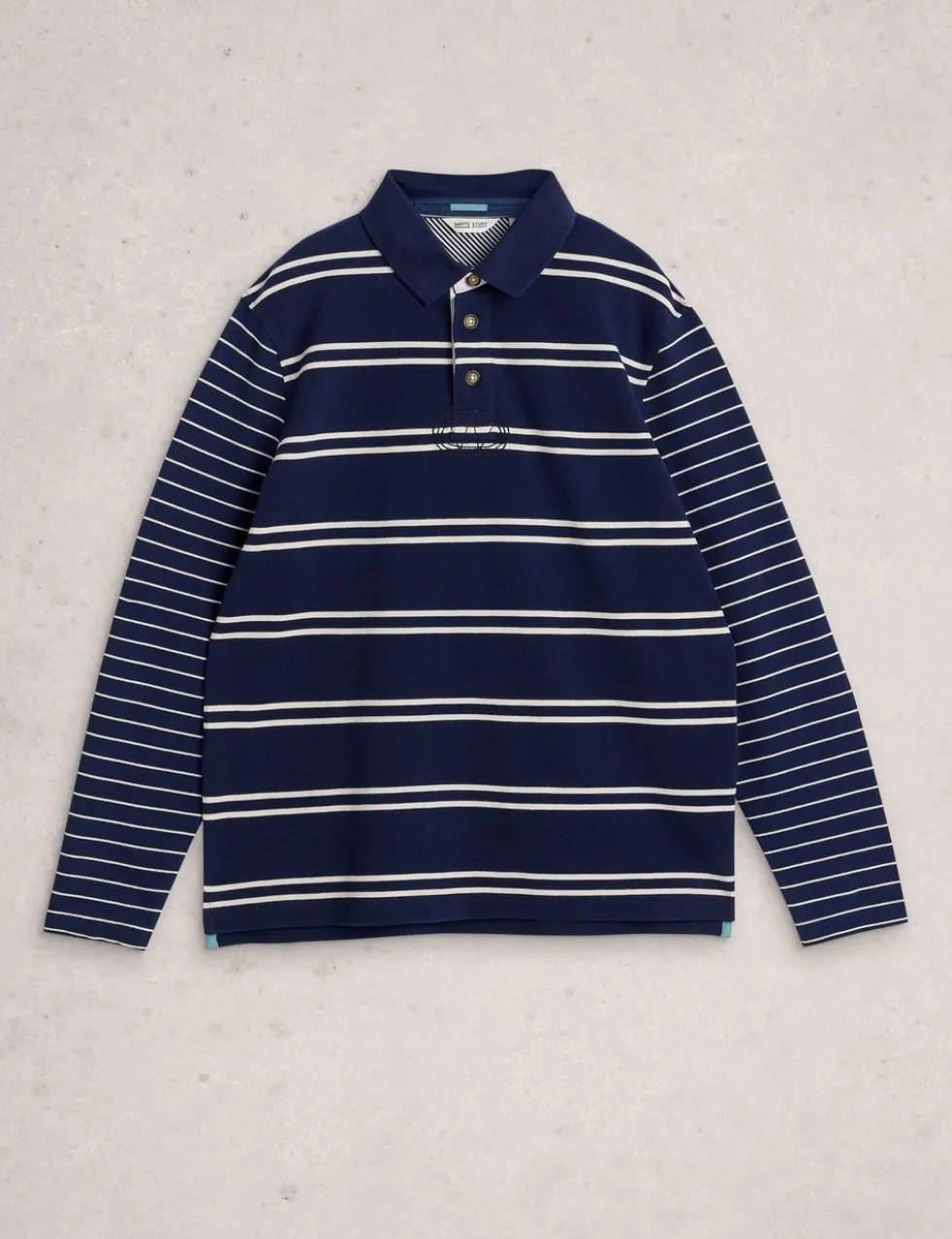 Pure Cotton Striped Rugby Shirt