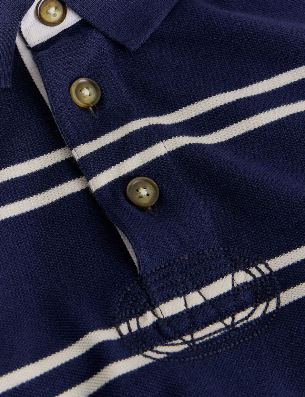 Pure Cotton Striped Rugby Shirt