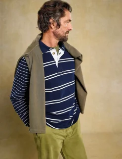 Pure Cotton Striped Rugby Shirt