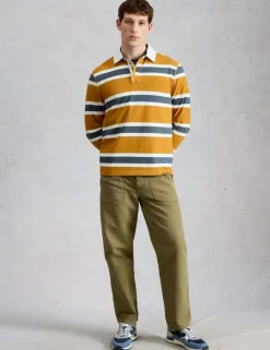 Pure Cotton Striped Rugby Shirt