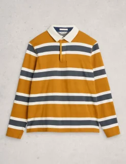 Pure Cotton Striped Rugby Shirt