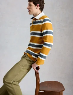 Pure Cotton Striped Rugby Shirt