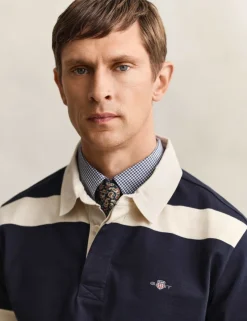 Pure Cotton Striped Rugby Shirt