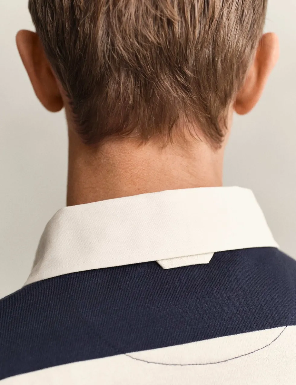 Pure Cotton Striped Rugby Shirt