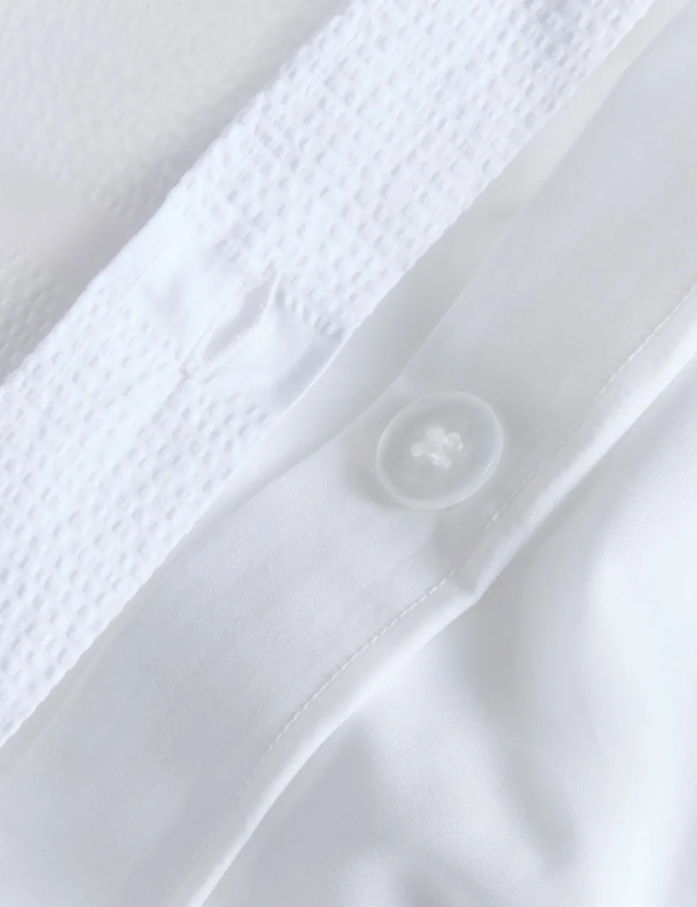 Pure Cotton Striped Seersucker Bedding Set