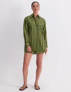 Pure Cotton Striped Shirt
