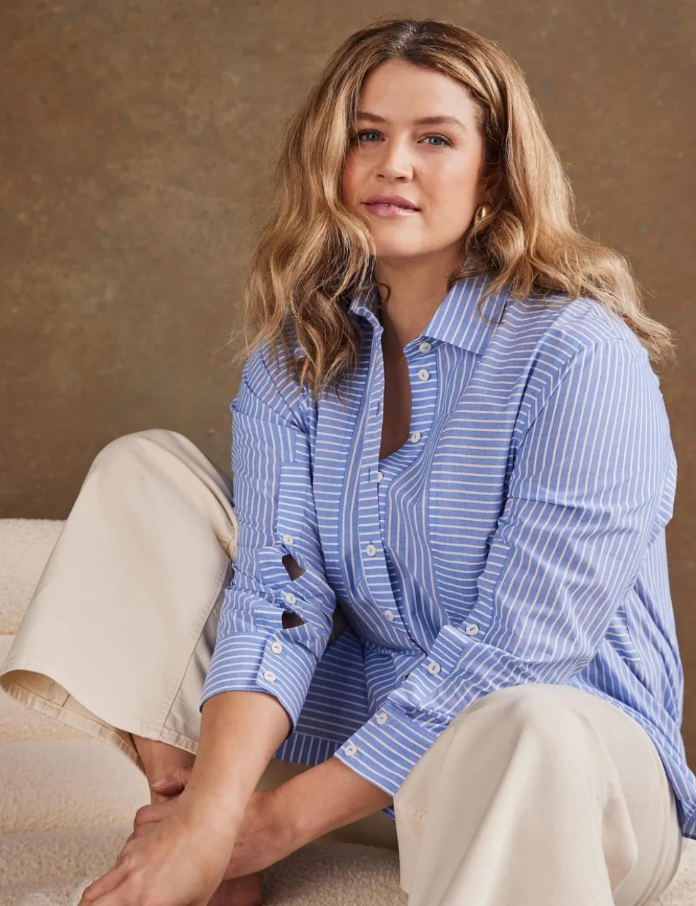 Pure Cotton Striped Shirt