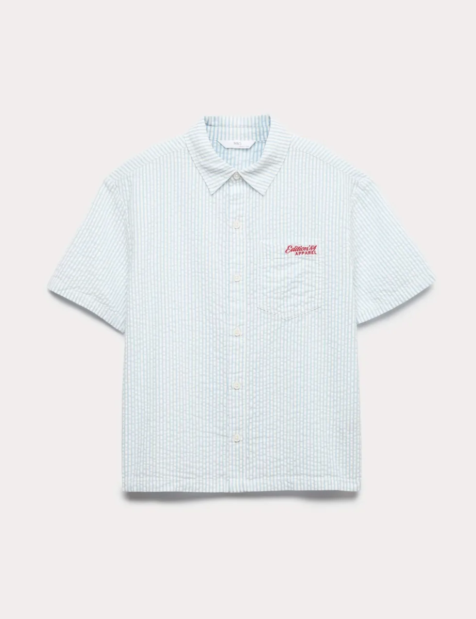 Pure Cotton Striped Shirt (6-16 Yrs)