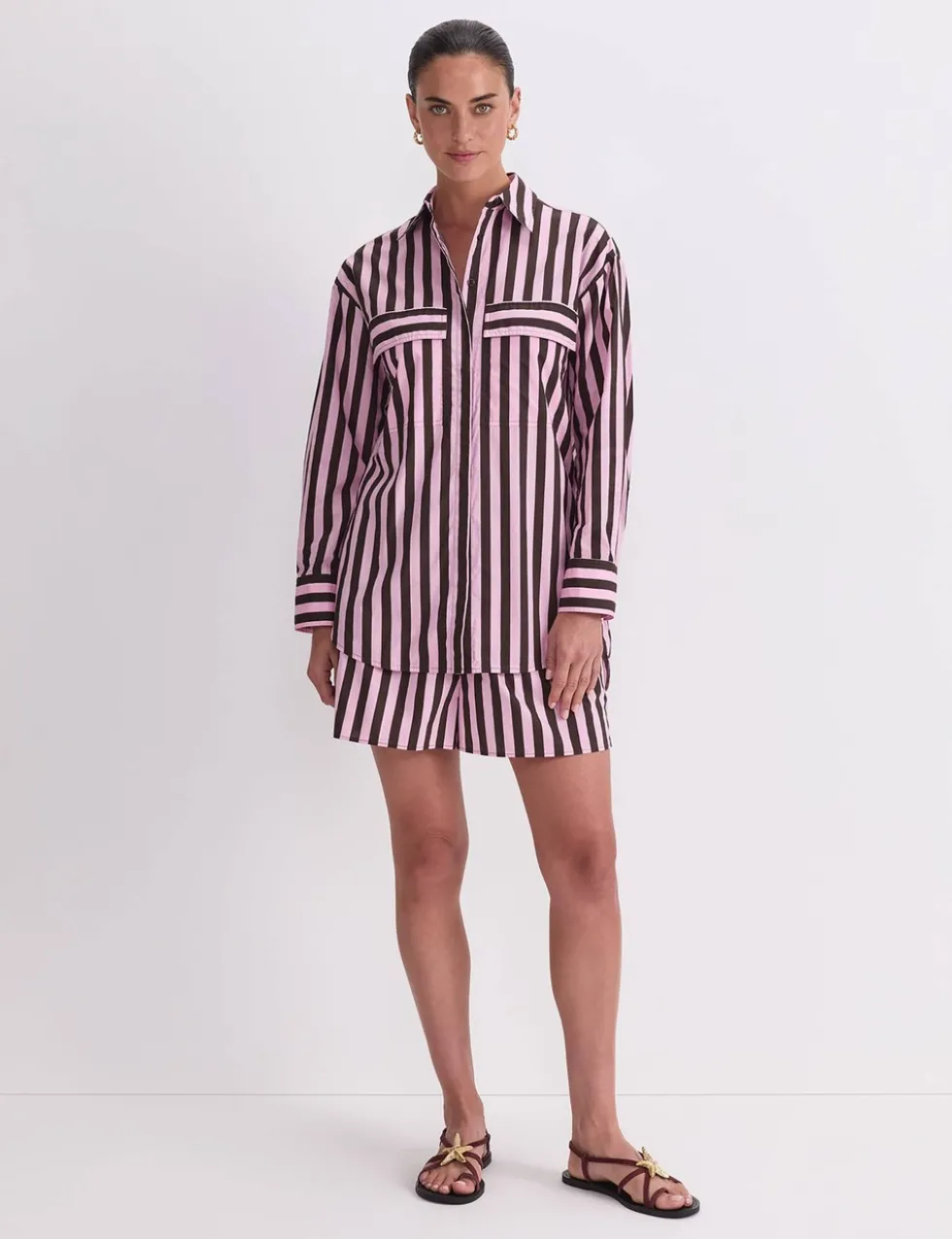 Pure Cotton Striped Shirt