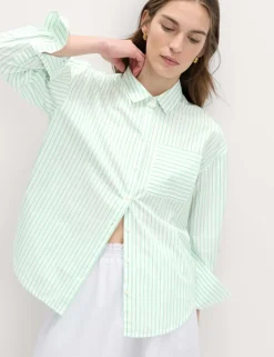 Pure Cotton Striped Shirt