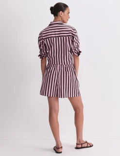 Pure Cotton Striped Shorts