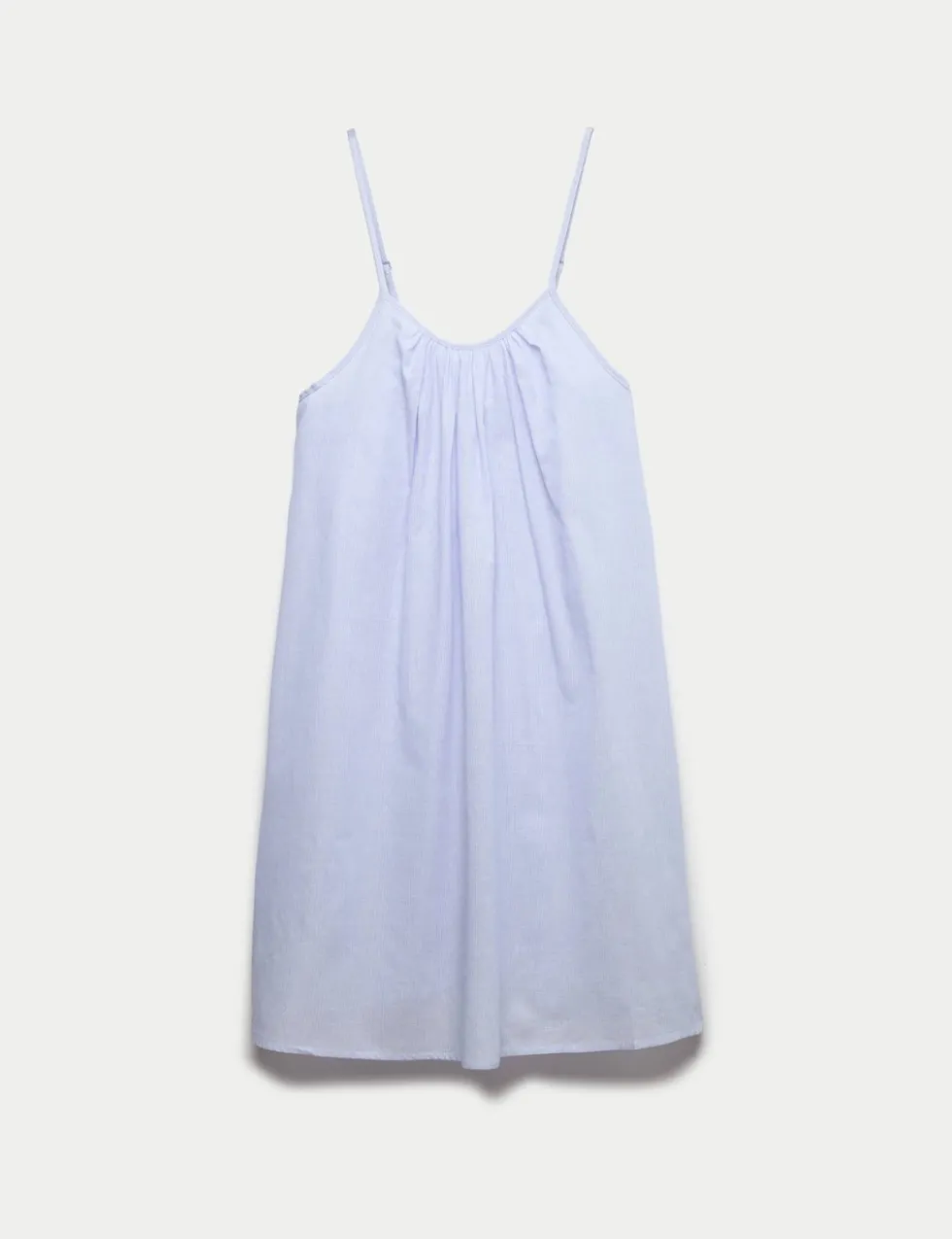 Pure Cotton Striped Short Chemise
