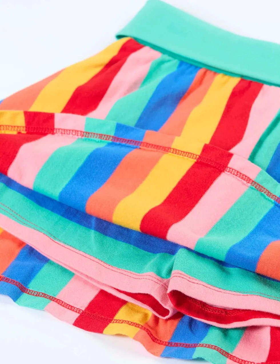 Pure Cotton Striped Skort (2-10 Yrs)