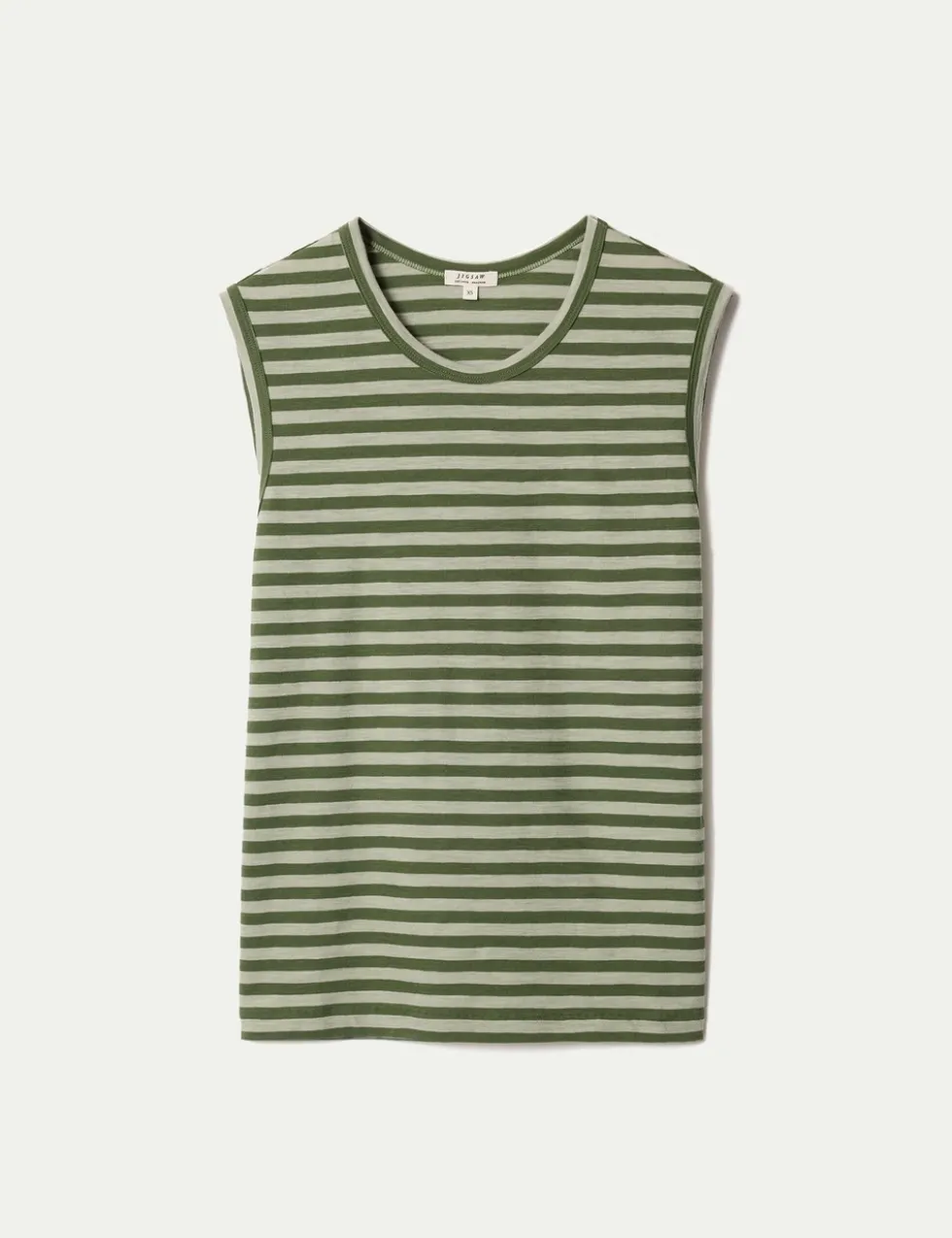 Pure Cotton Striped Tank Top