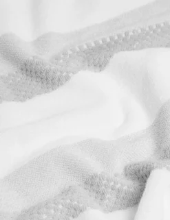 Pure Cotton Striped Textured Towel