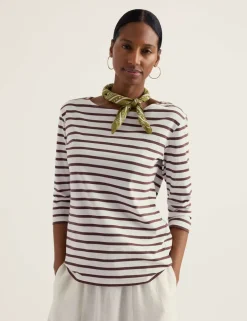 Pure Cotton Striped Top