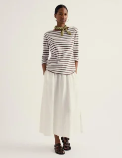 Pure Cotton Striped Top