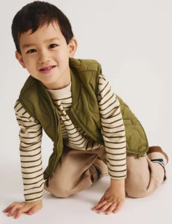 Pure Cotton Striped Top (2-8 Yrs)
