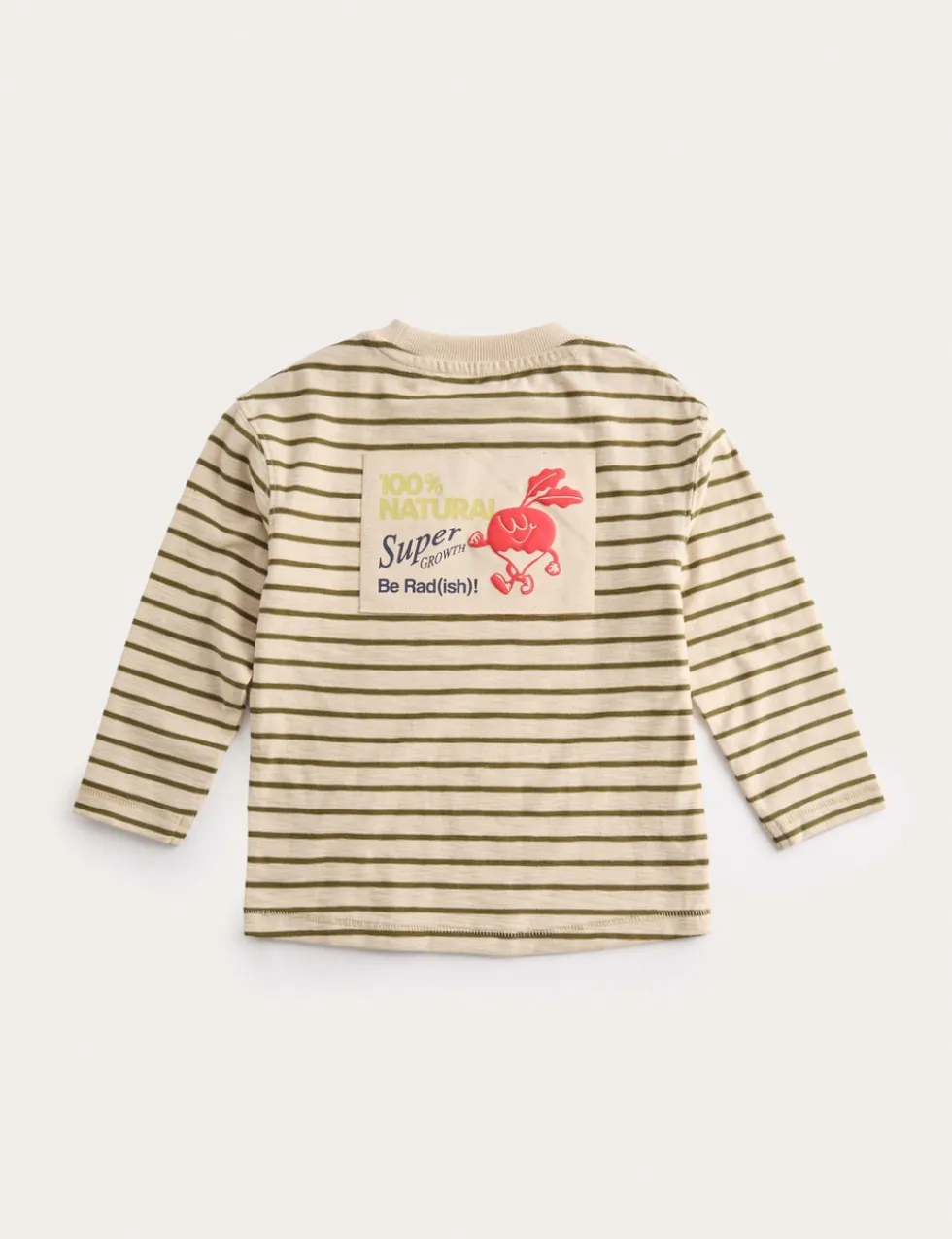 Pure Cotton Striped Top (2-8 Yrs)