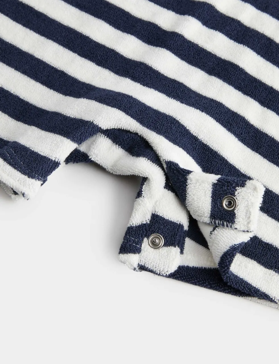 Pure Cotton Striped Towelling All in One (0-3 Yrs)