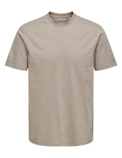 Pure Cotton Striped T-Shirt